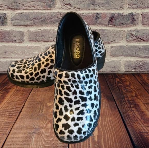 Ingaro Shoes - Ingaro Women's Leather Quarter Lining Brandy Slip Resistant Shoes, Size: 6.5